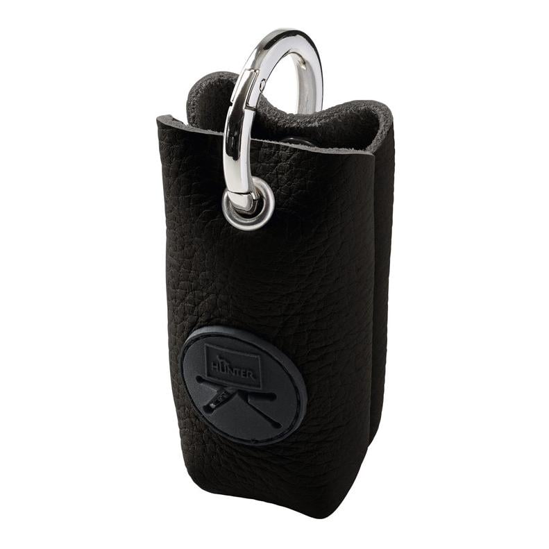 Kotbeutelspender Yuna Leder - schwarz