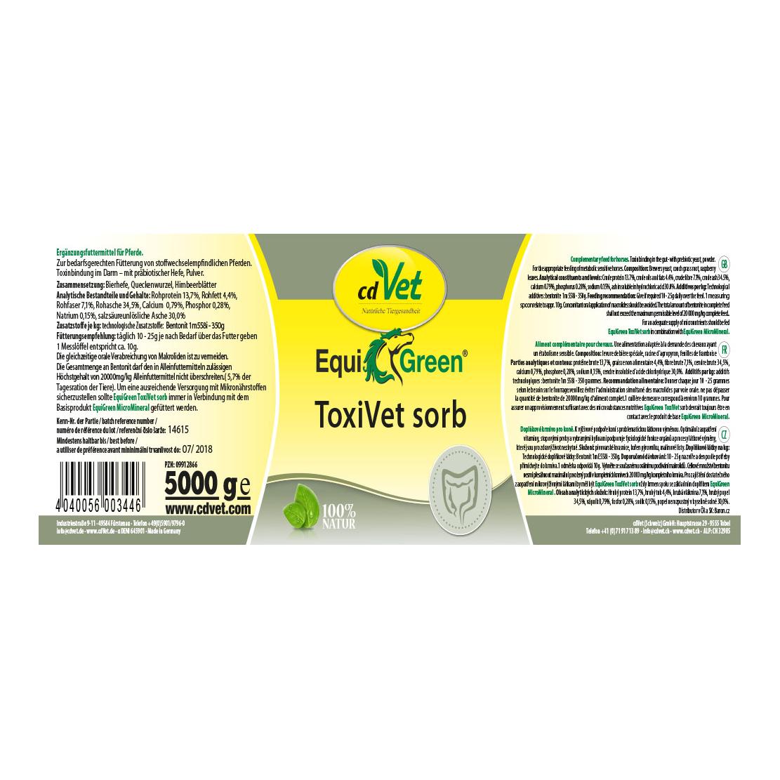 EquiGreen ToxiVet sorb