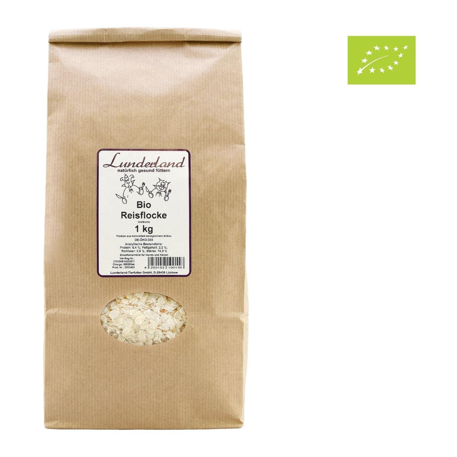 Bio-Reisflocke - Einzelfuttermittel für Hunde 