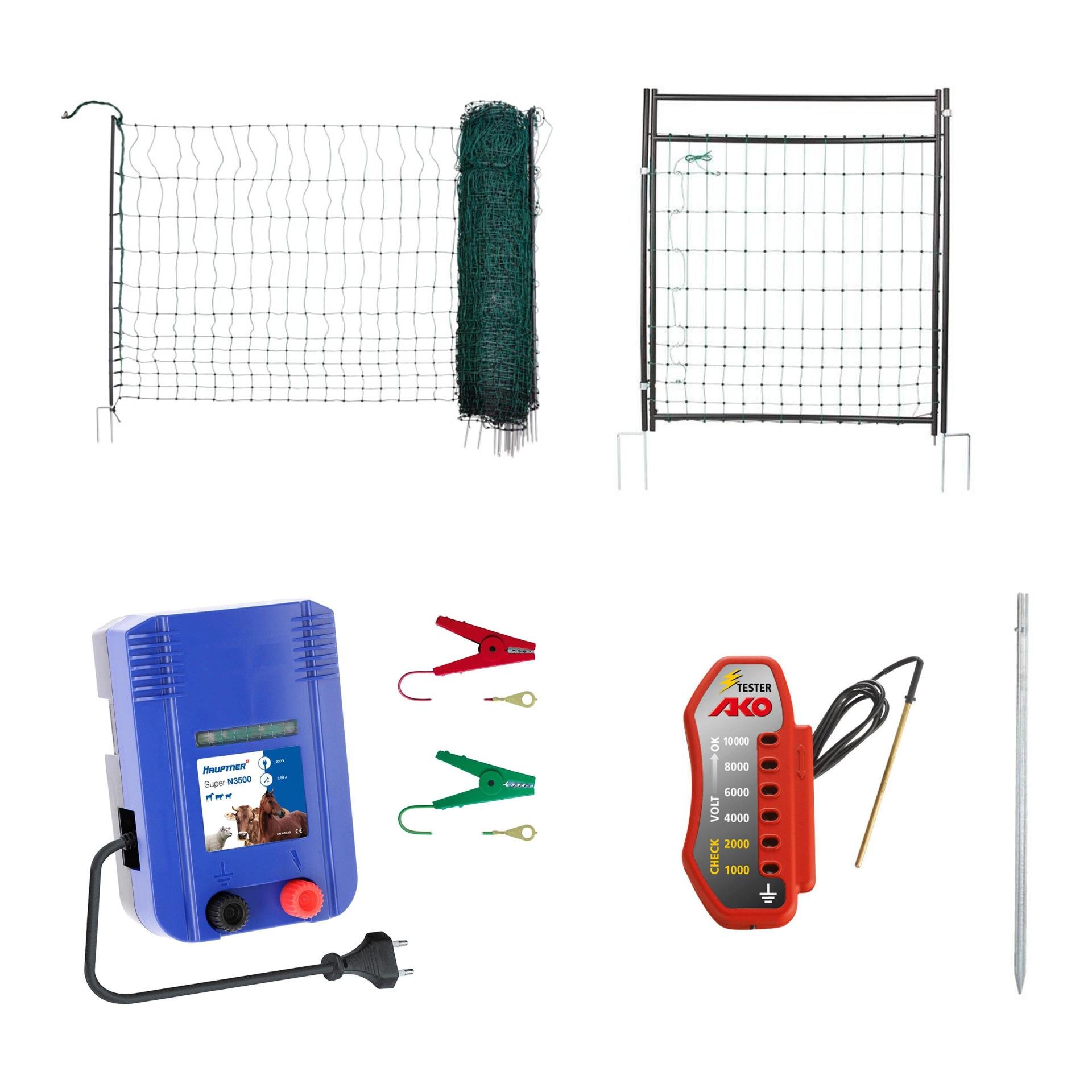 230V Premium Geflügel-Komplett-Set, 50 m