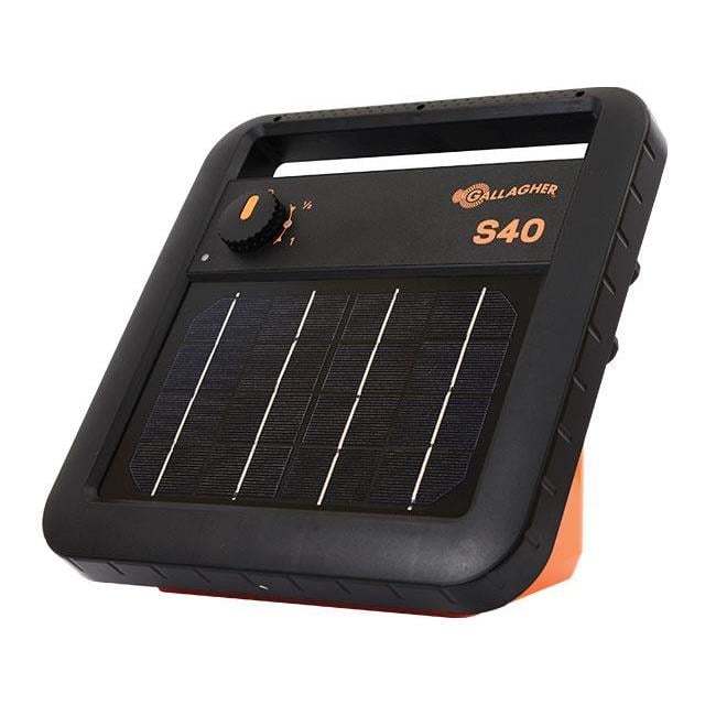 Image of Gallagher Solargerät S40 Weidezaungerät - inkl. Batterie - Schwarz - bei Hauptner.ch