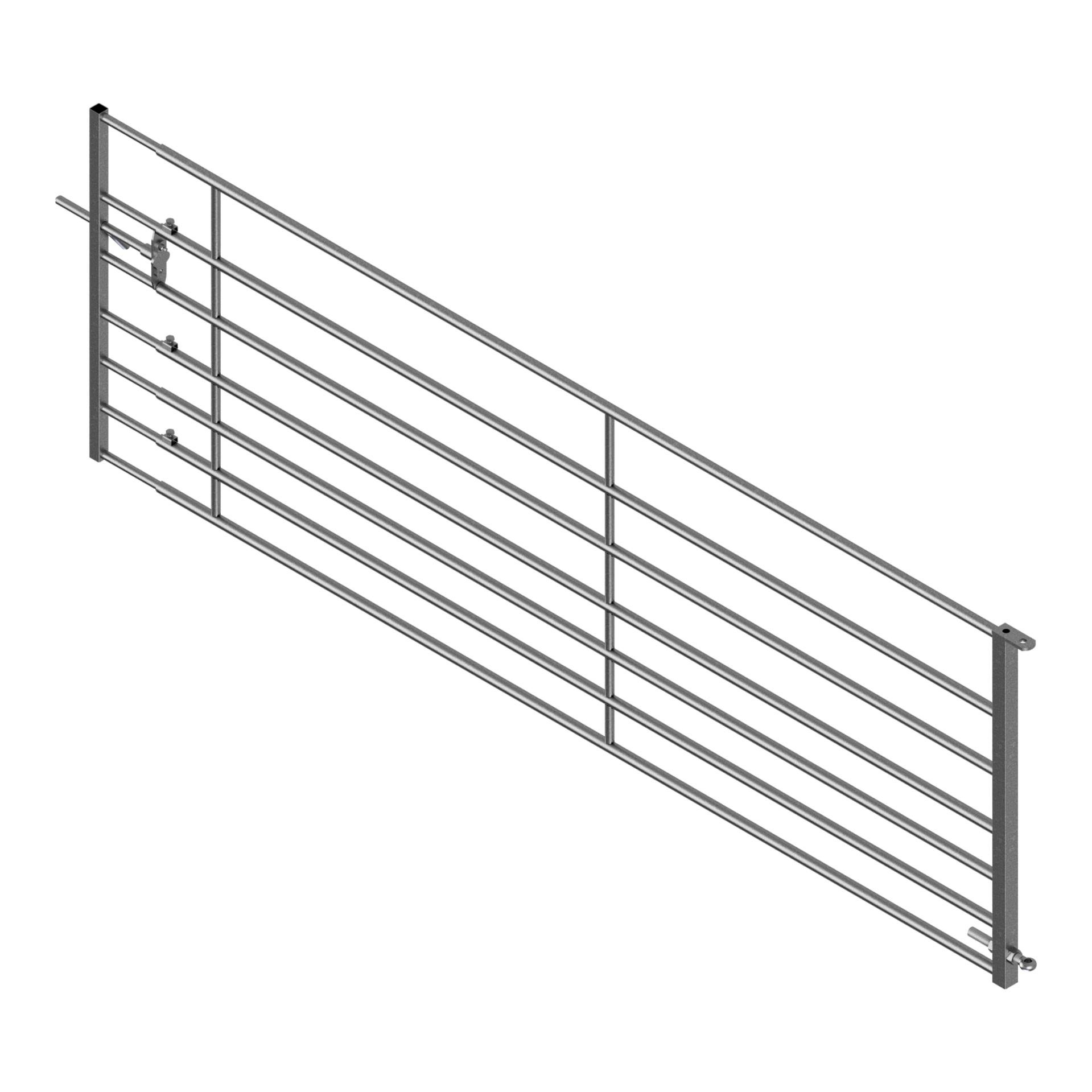 Abtrennung mit Tor für Schafe - verstellbar