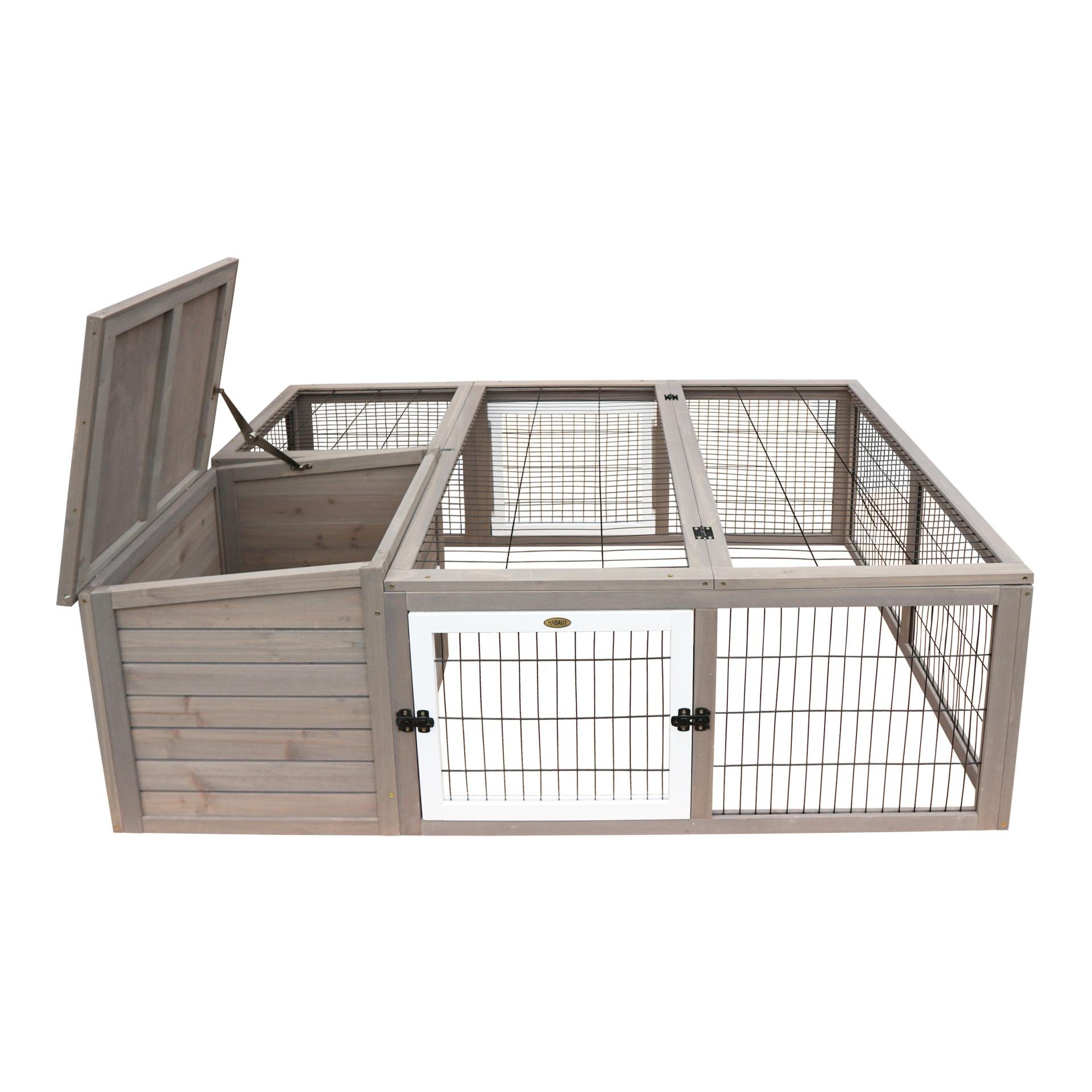 Parc pour petits animaux avec maison