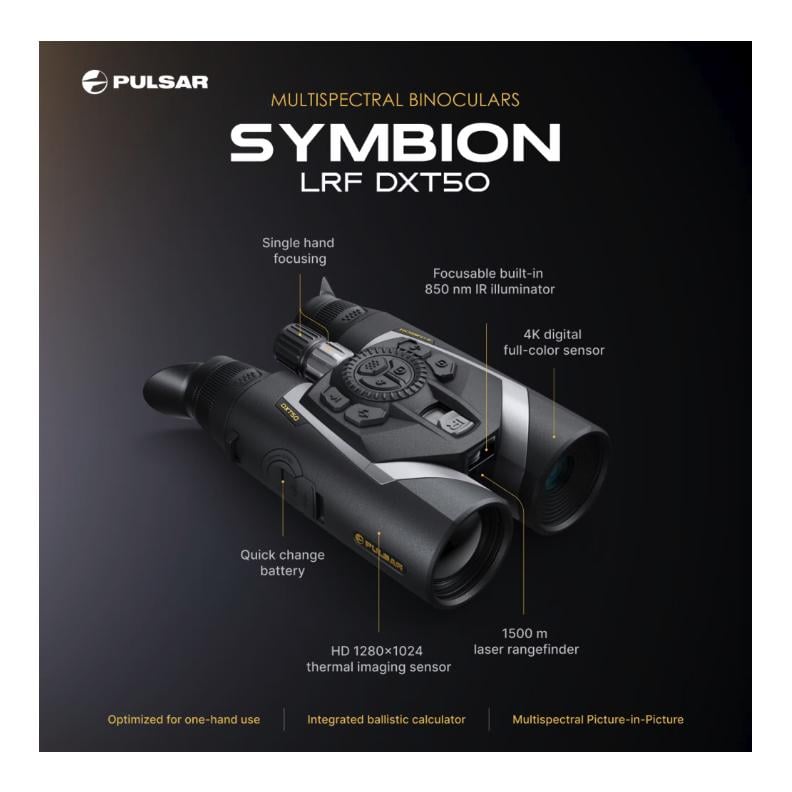 Pulsar Symbion LRF DXT50 1280x1024 - Multispektrales Fernglas