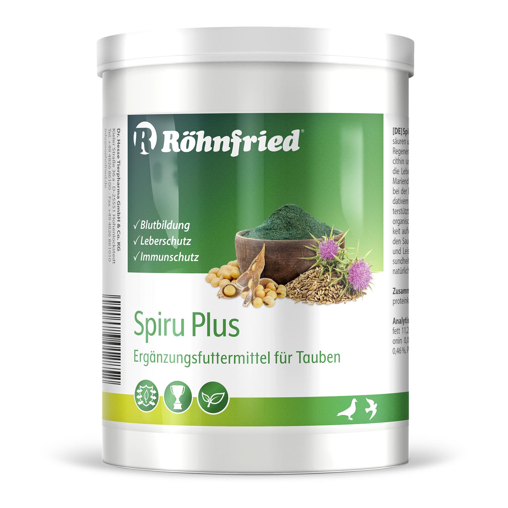 Spiru Plus - Spirulina, Lecithin & Mariendistel – Immunsystem, Muskelaufbau, Leberunterstützung & Regeneration
