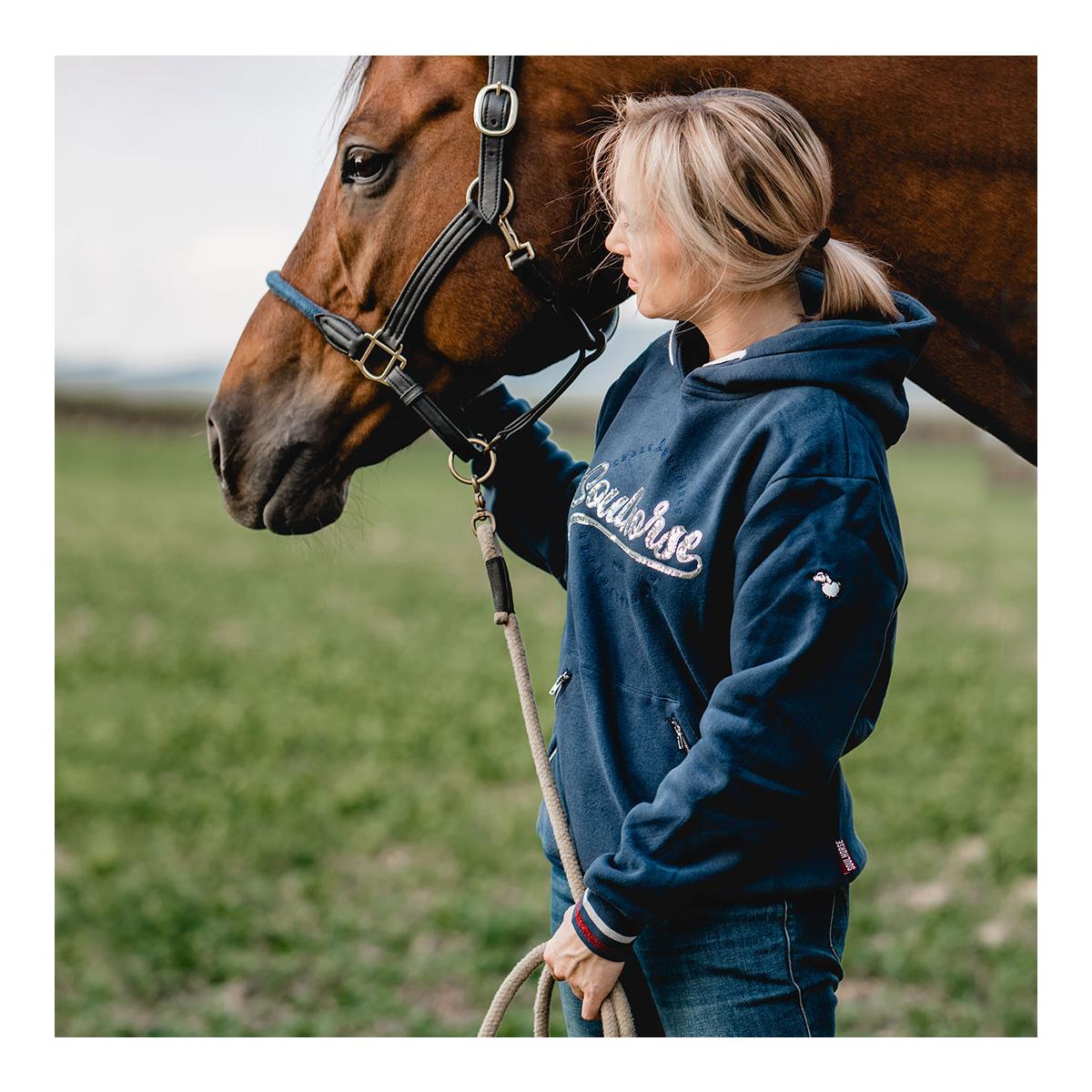 Image of Soulhorse College Hoodie “Cheer Bling” - Navy - bei Hauptner.ch