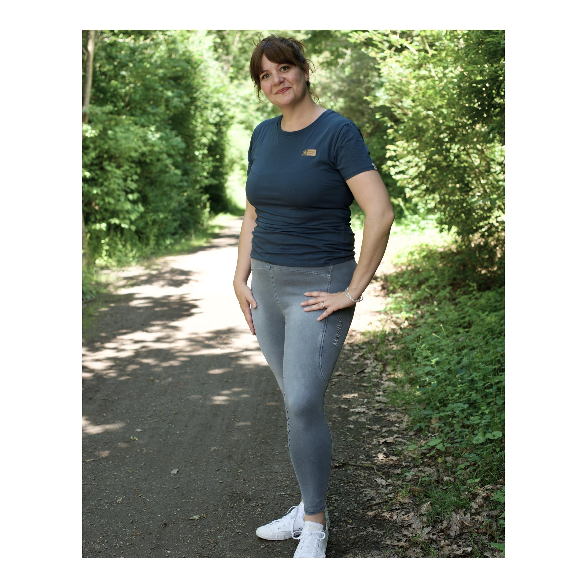 Reitleggings Jeans Fullgrip