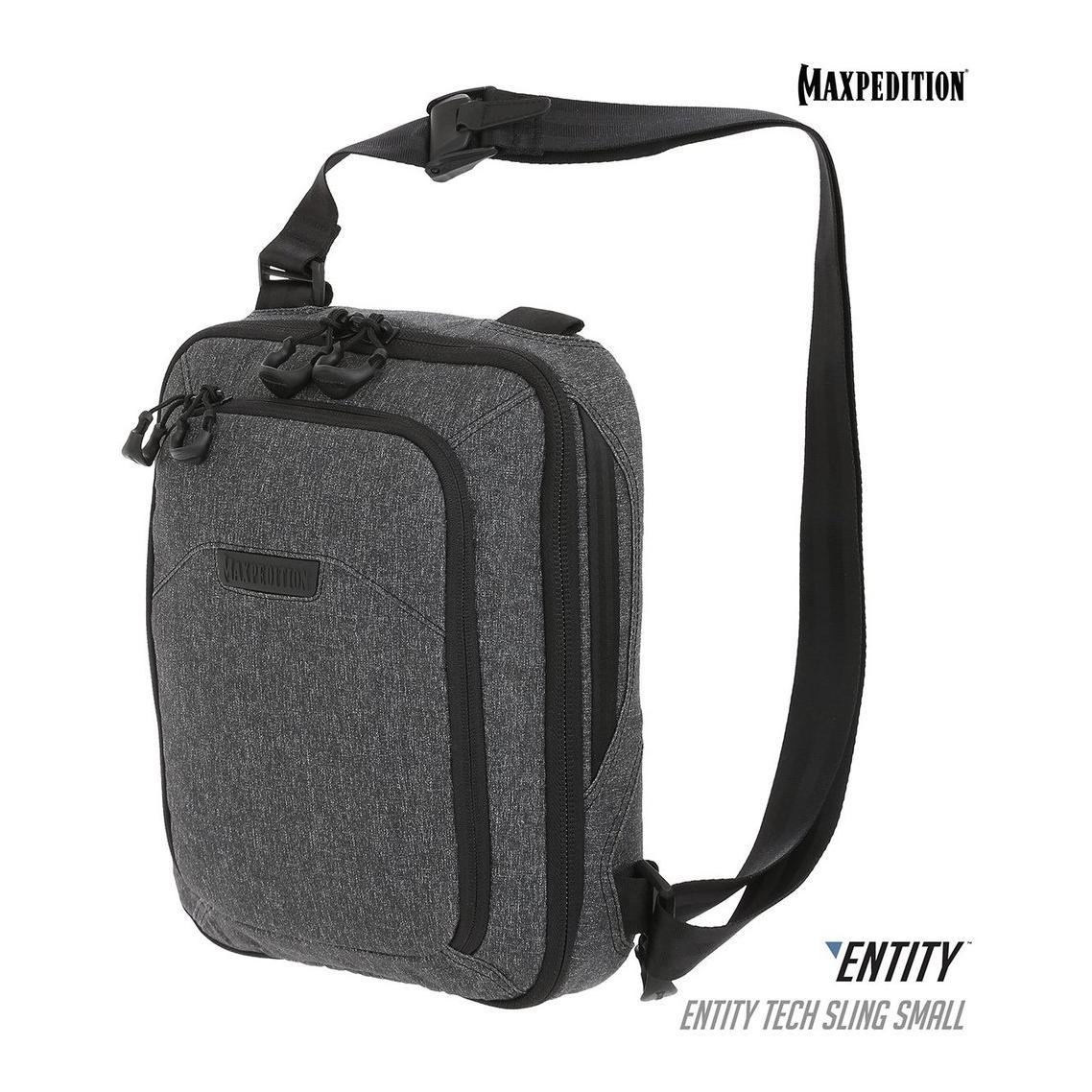 Sac à bandoulière tech ENTITY petit 7 l – charbon