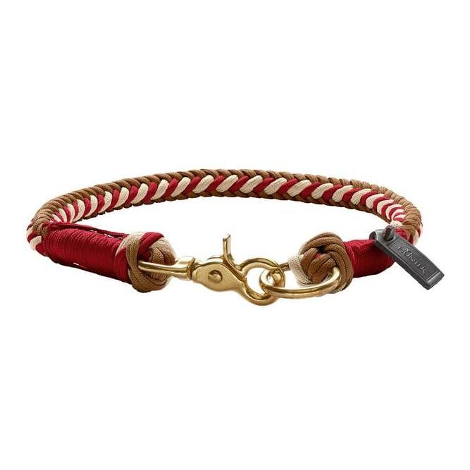 Halsung Tinnum - rot/beige