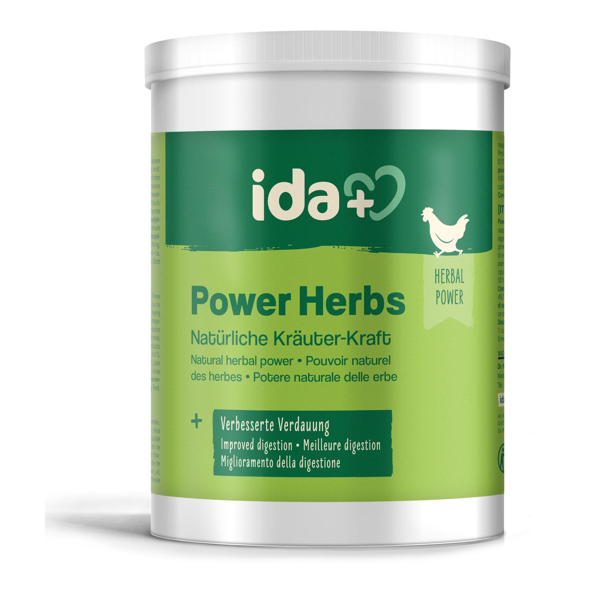 IdaPlus Herbes nobles pour poules - mélange de 19 herbes précieuses