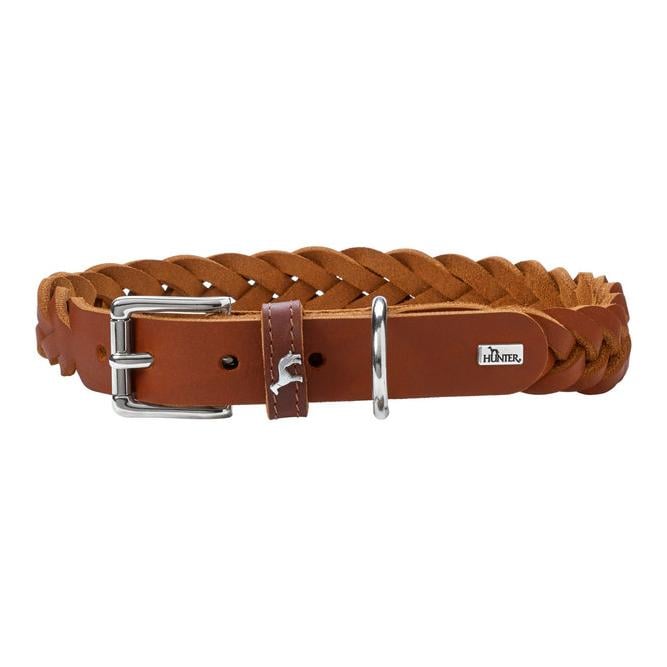 Image of Hunter Halsband Solid Education Special - leder/cognac bei Hauptner.ch