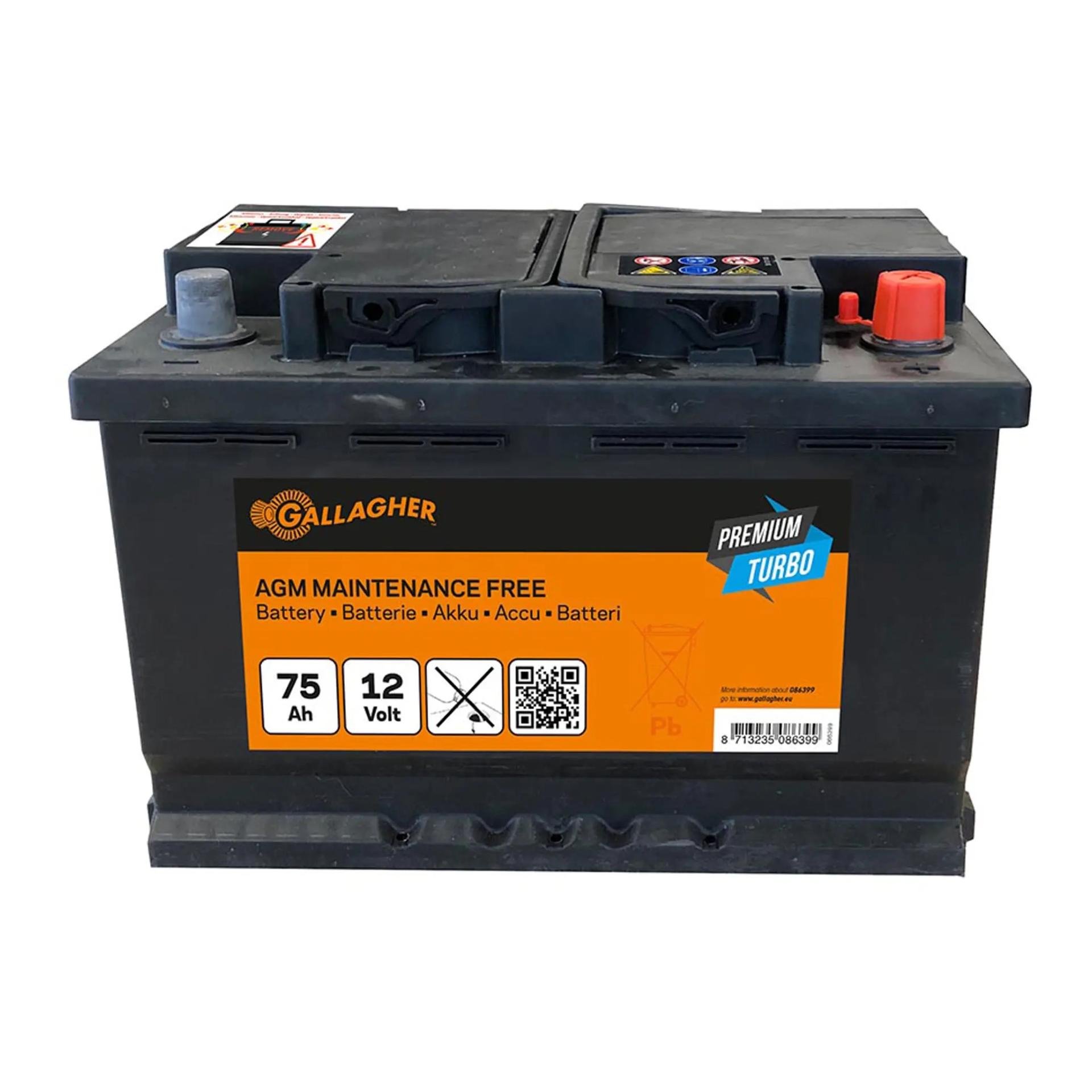 Weidezaunakku Premium Turbo AGM