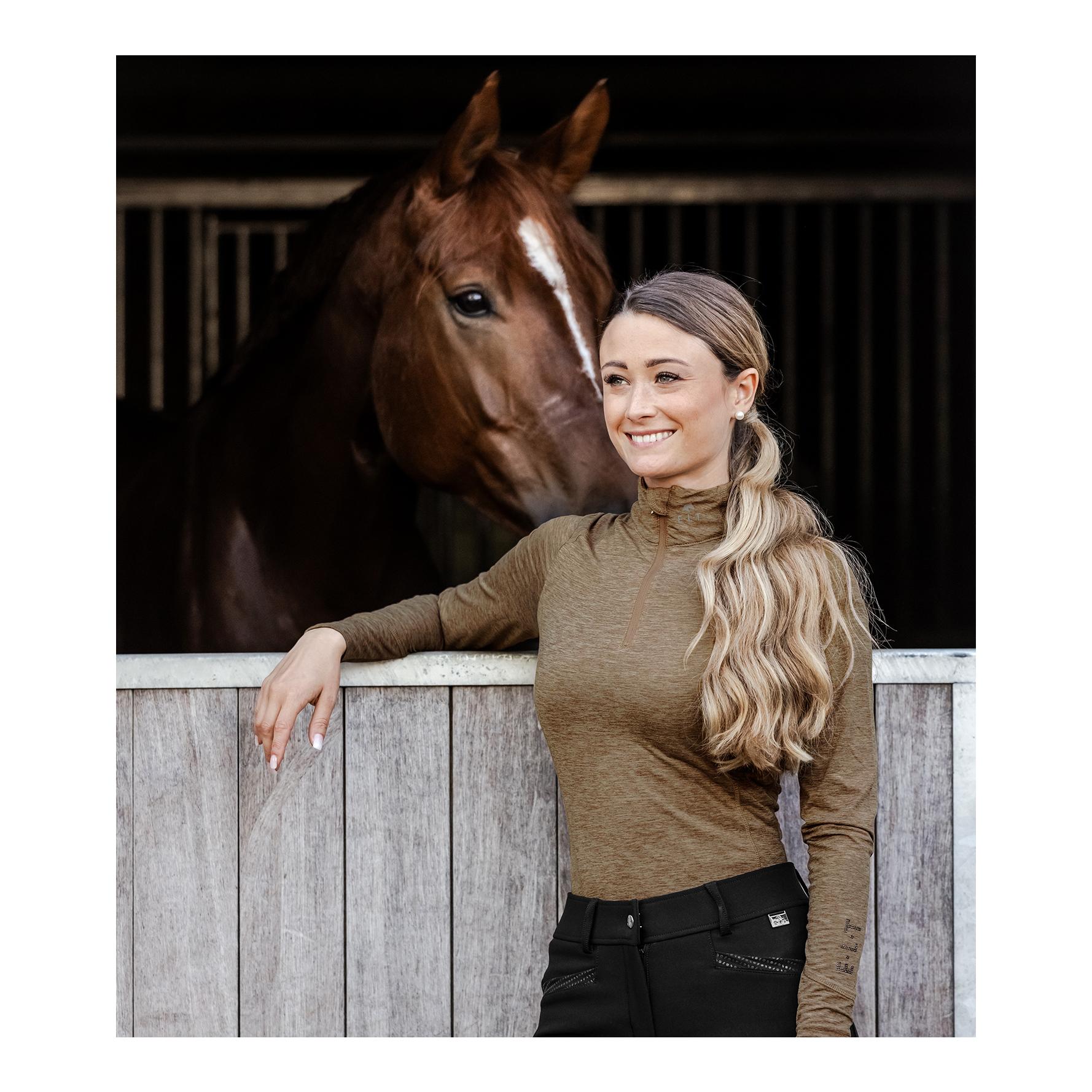 Funktions-Zip-Shirt Milano