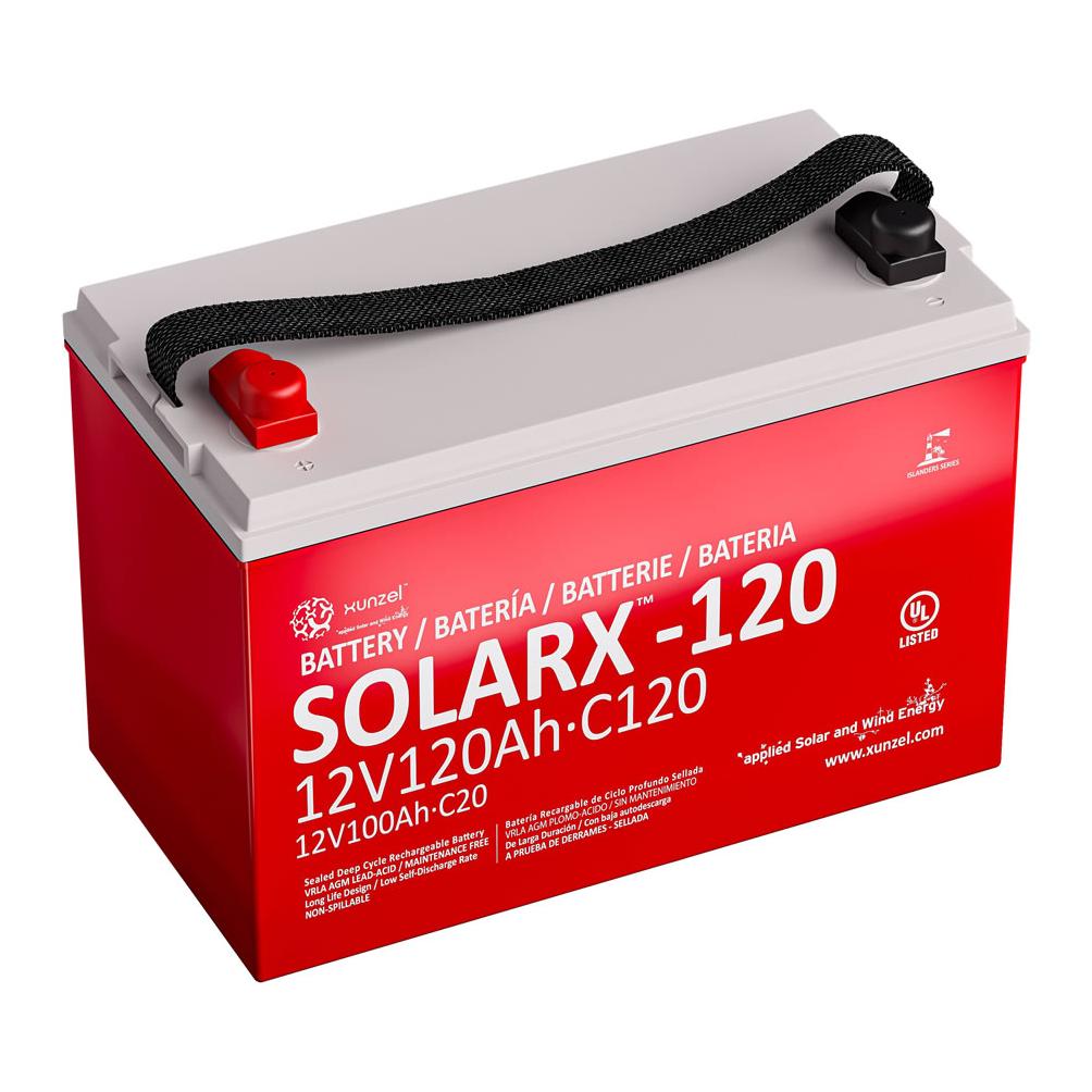Solarx 12V 120Ah - AGM Batterie für Motoren