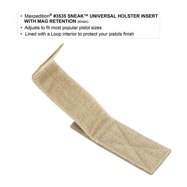 SNEAK™ Universal Holster Insert mit MAG Halterung - Khaki