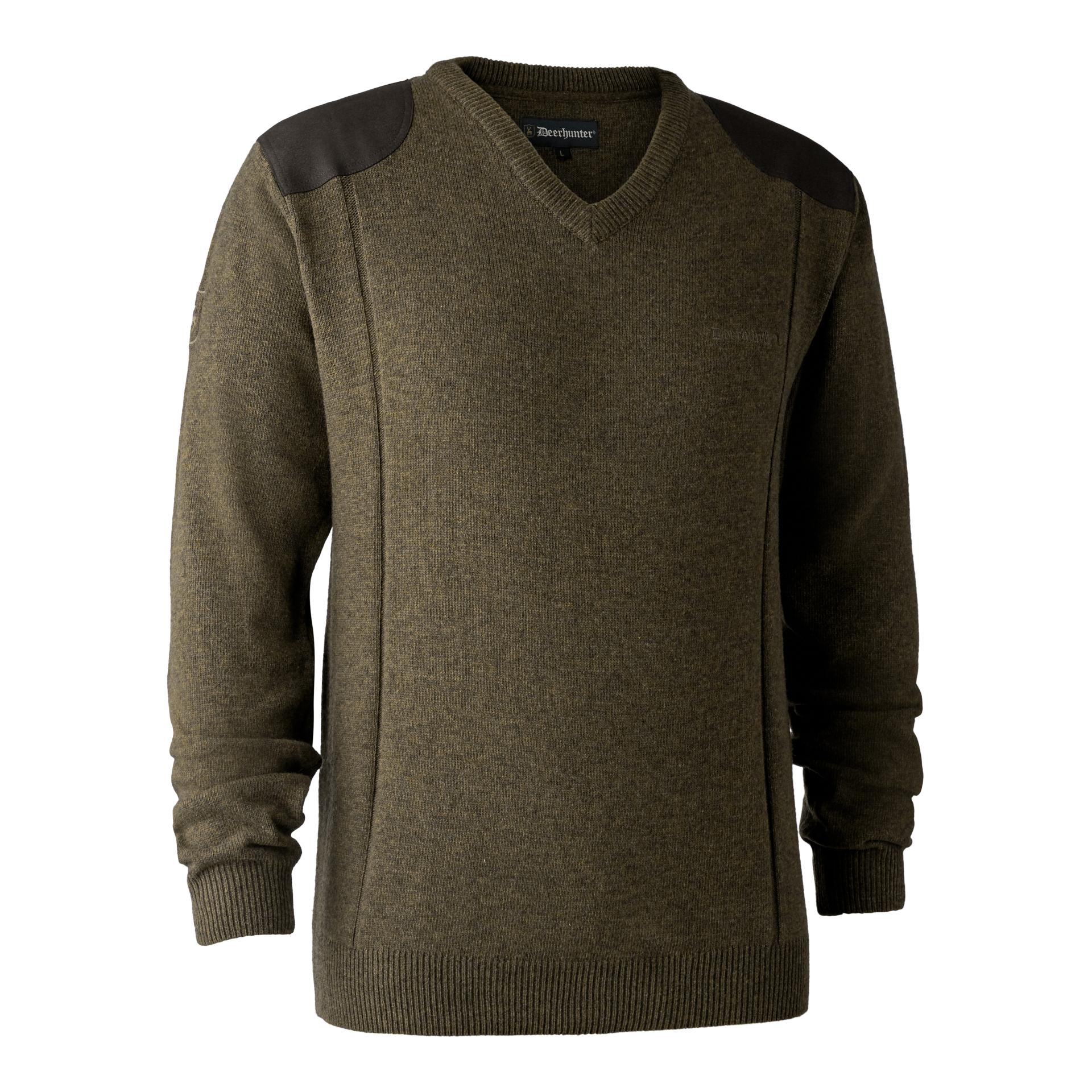 Image of Deerhunter Sheffield Pullover mit V-Ausschnitt - Cypress bei Hauptner.ch