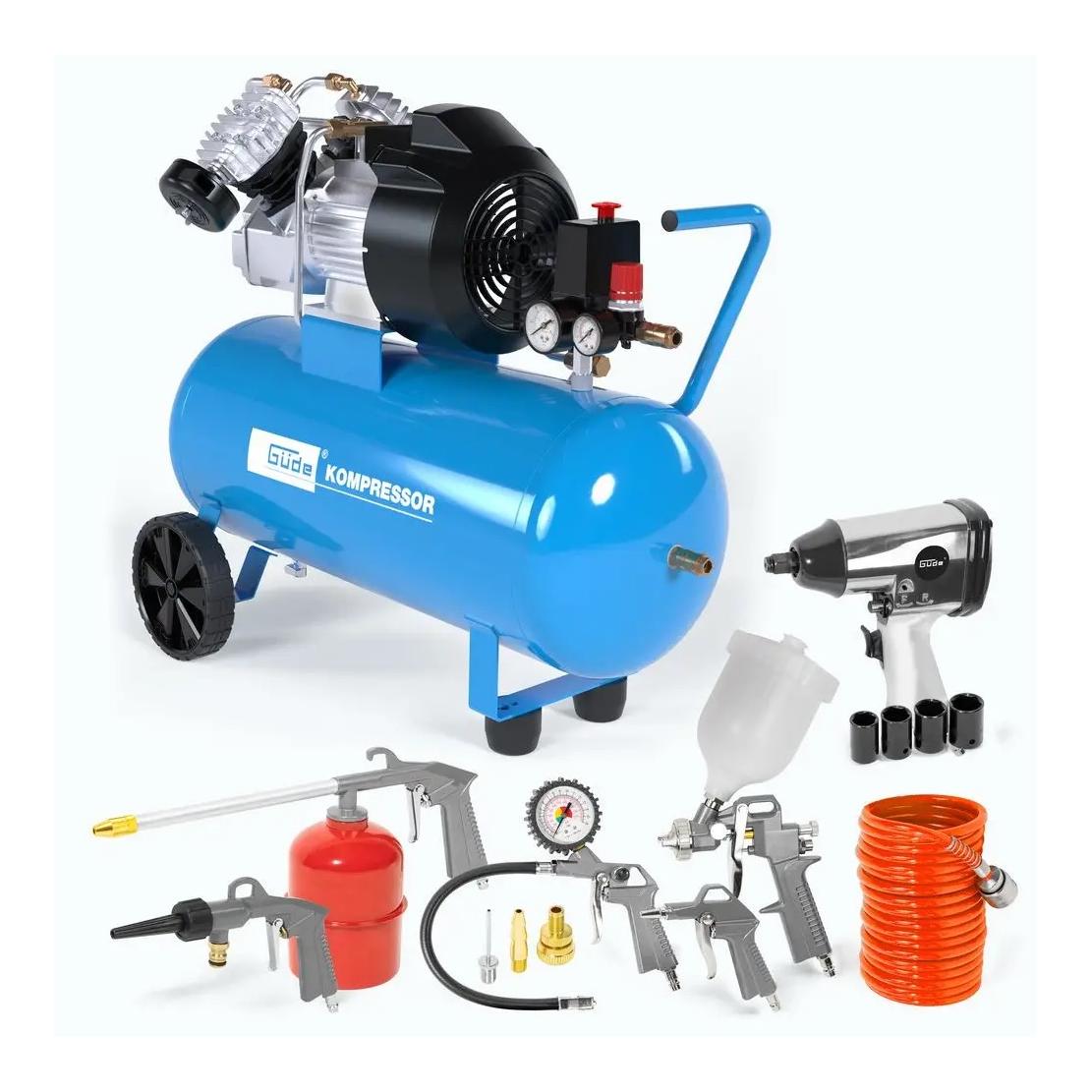 Kompressor-SET 400/10/50 DG, 15-teilig