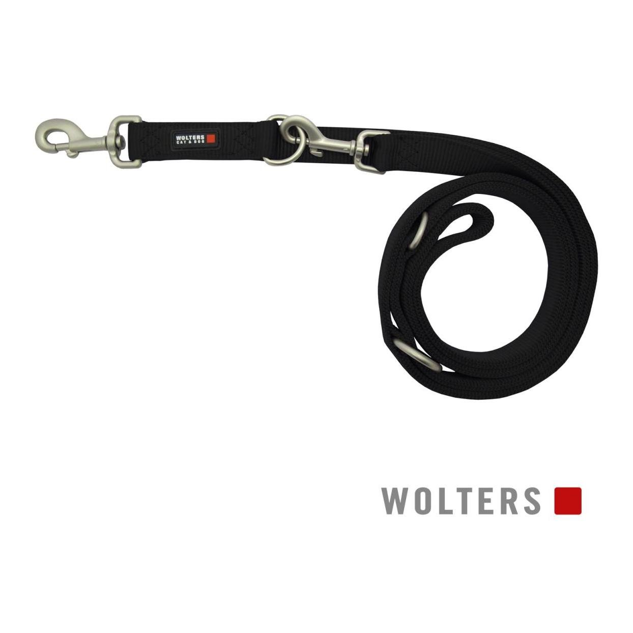 Image of Wolters Führleine verstellbar Professional Classic Nylon 3 m - schwarz bei Hauptner.ch