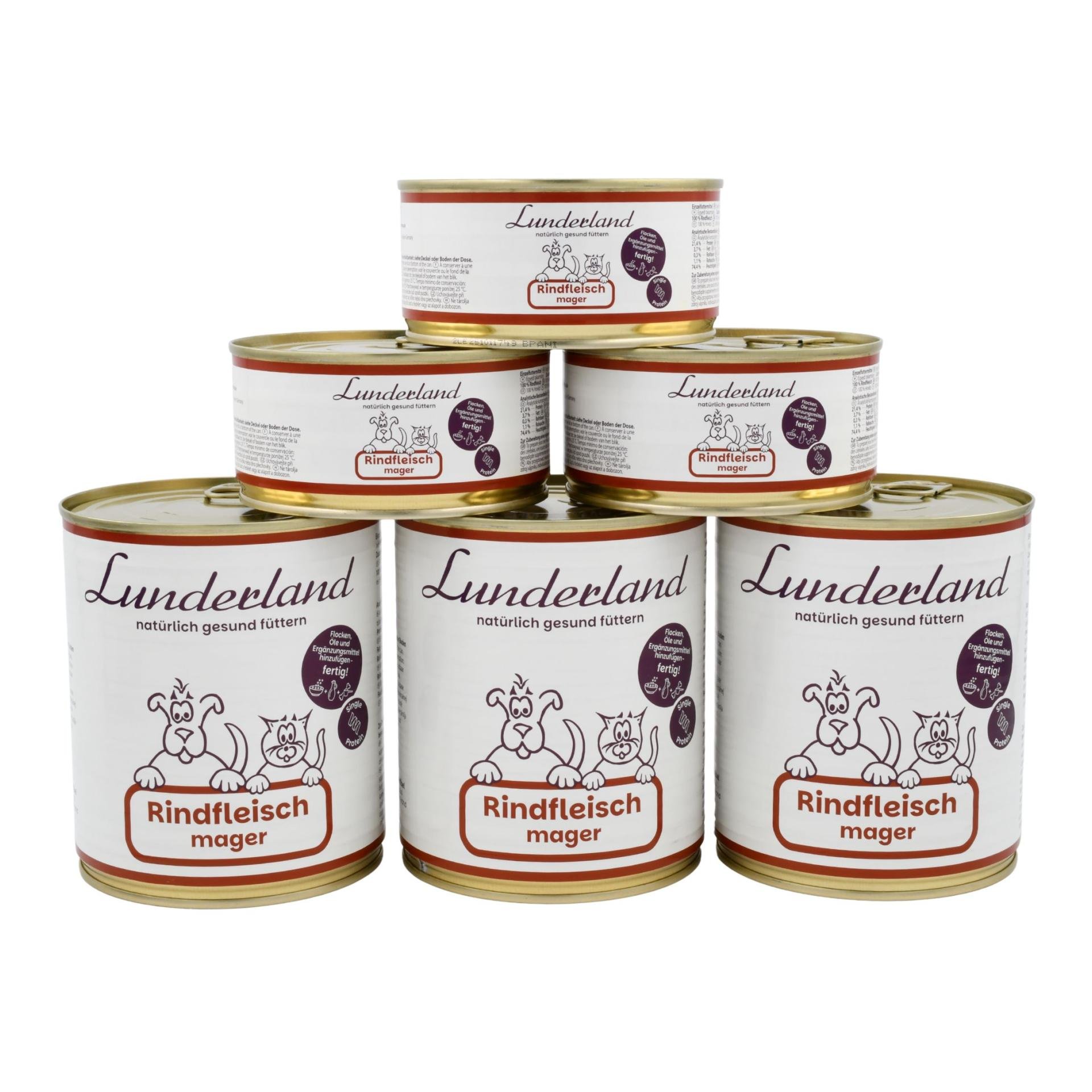 Reinfleisch-Dose Rindfleisch mager