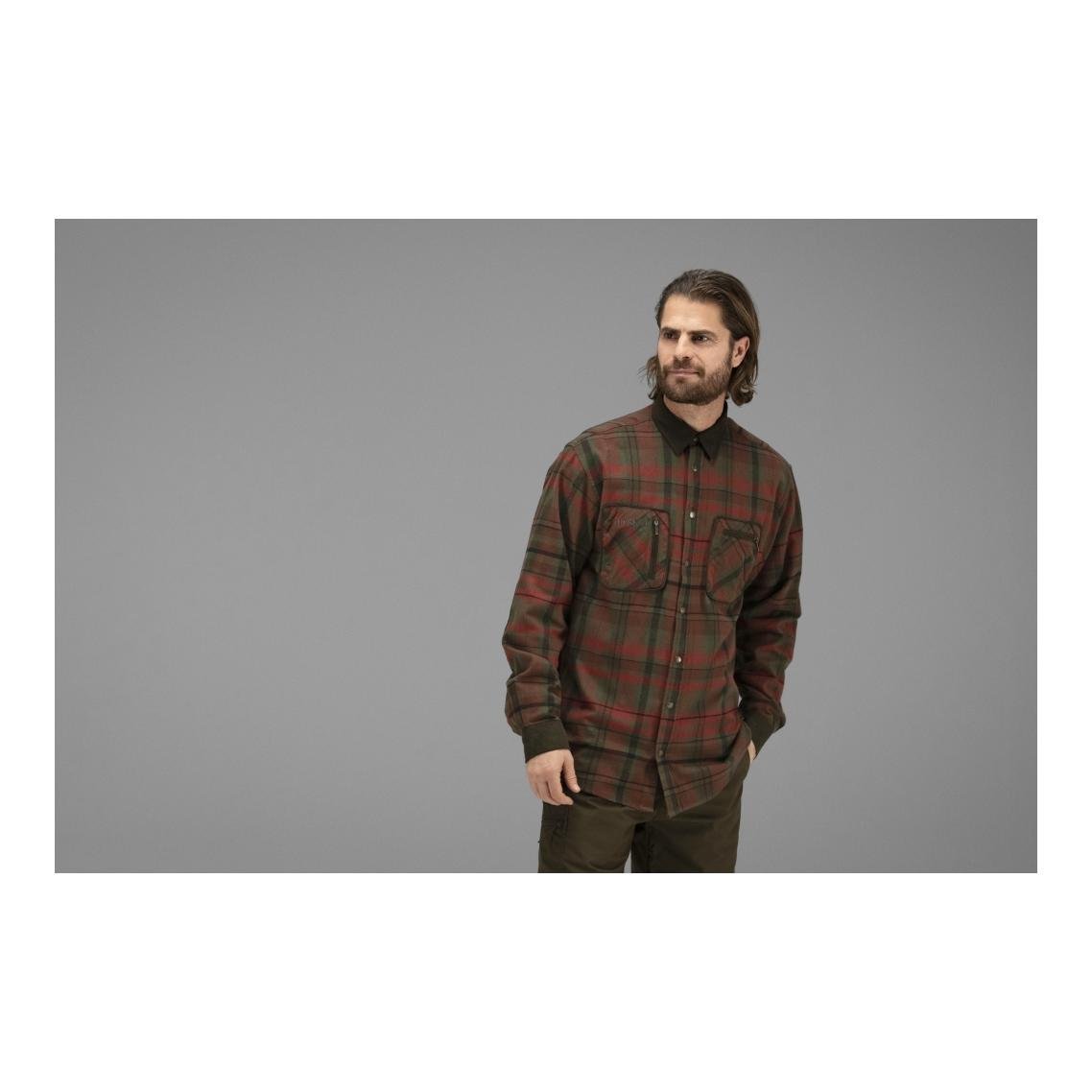 Pajala Hemd - Red autumn check