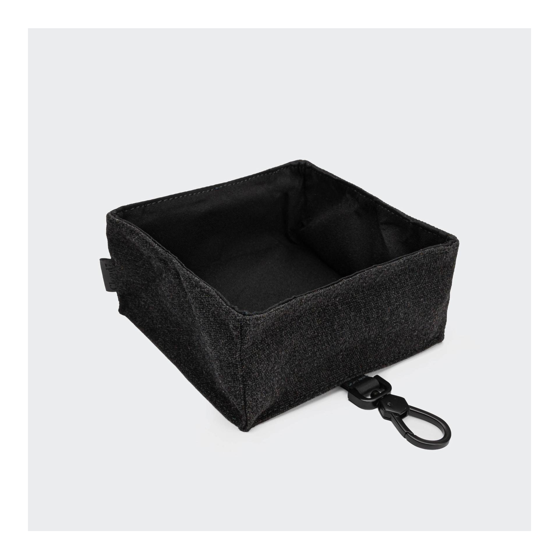 Ecuelle en fer pour chien - charcoal