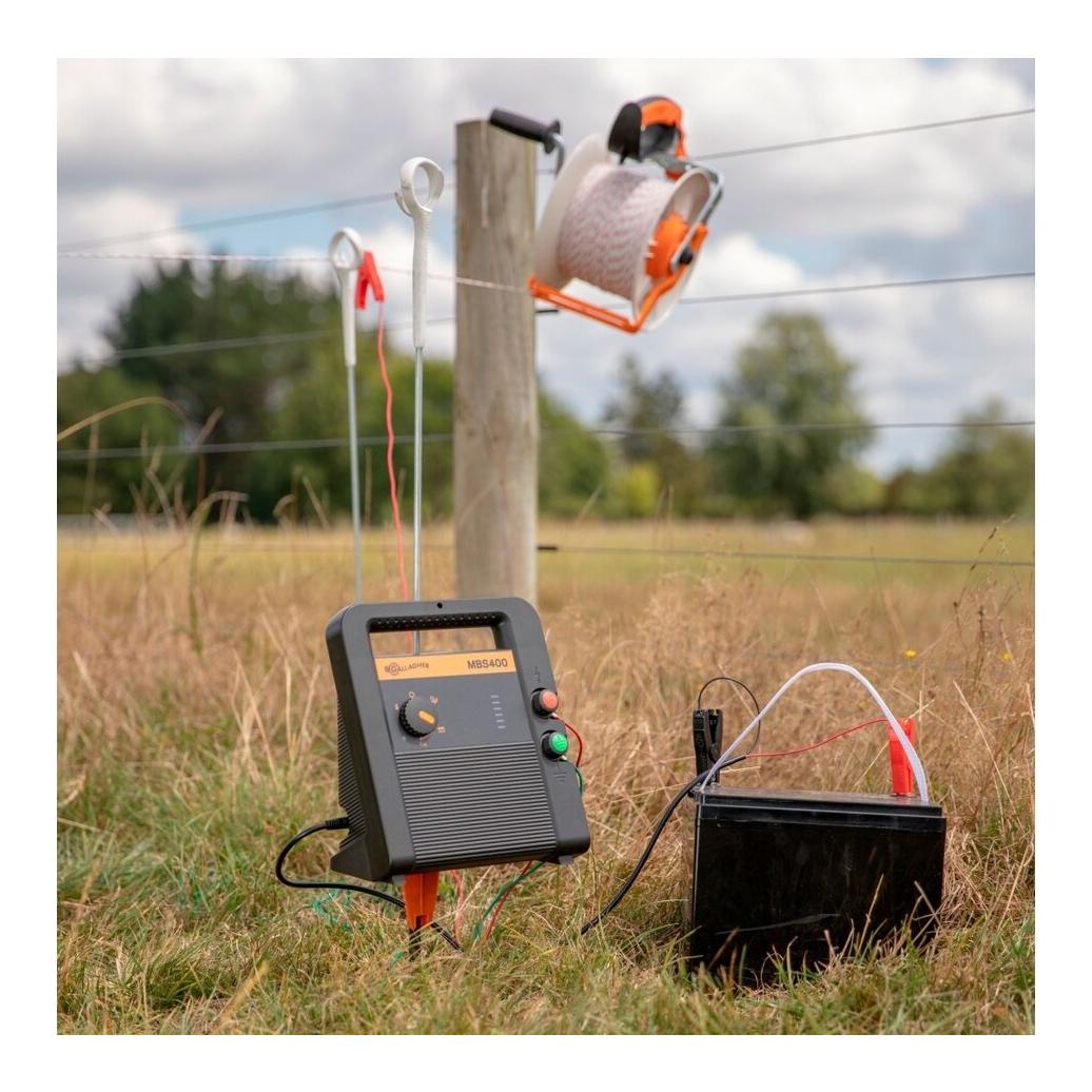 MBS400 Weidezaungerät inkl. Digital Voltmeter