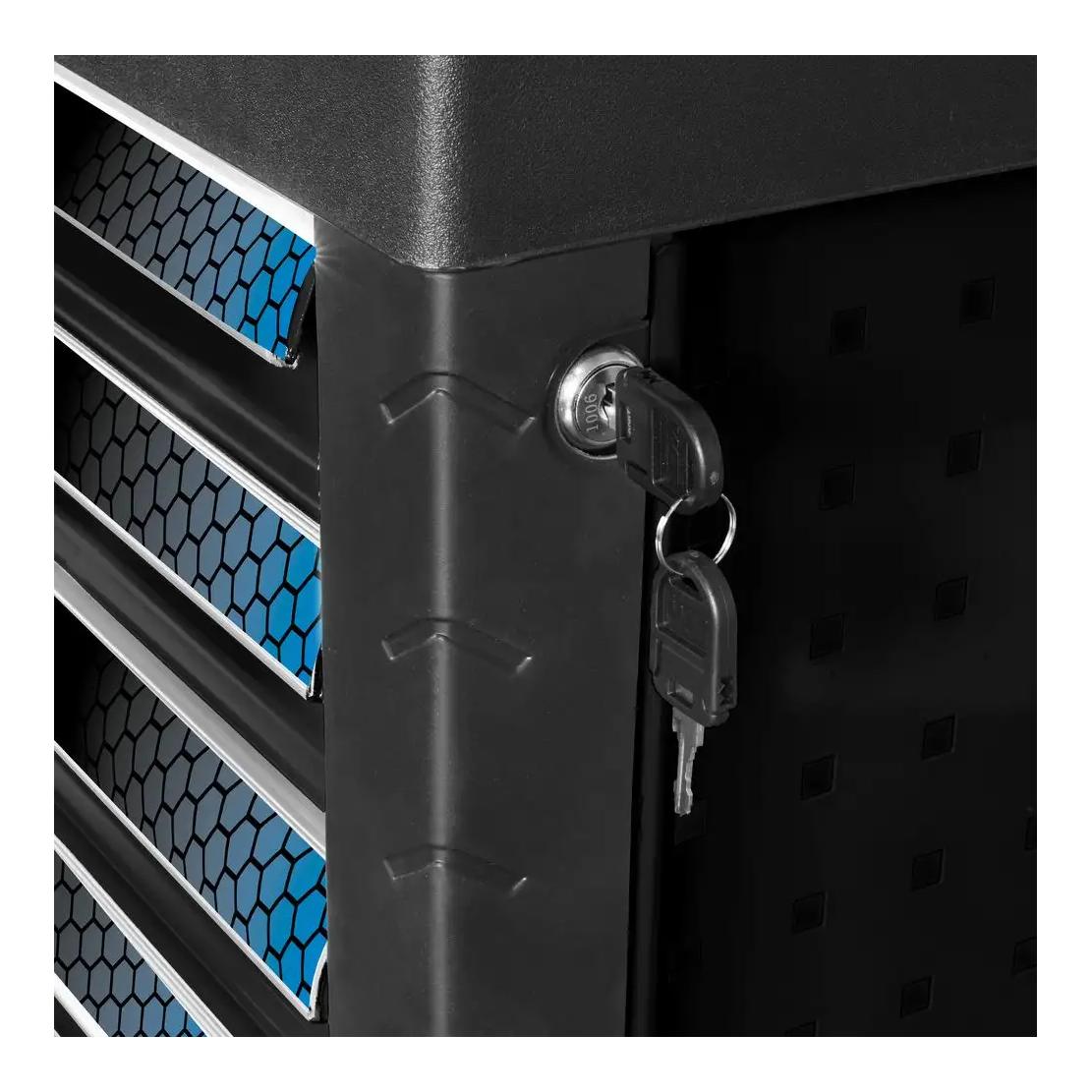 Werkstattwagen GW7 Black Line 165-teilig