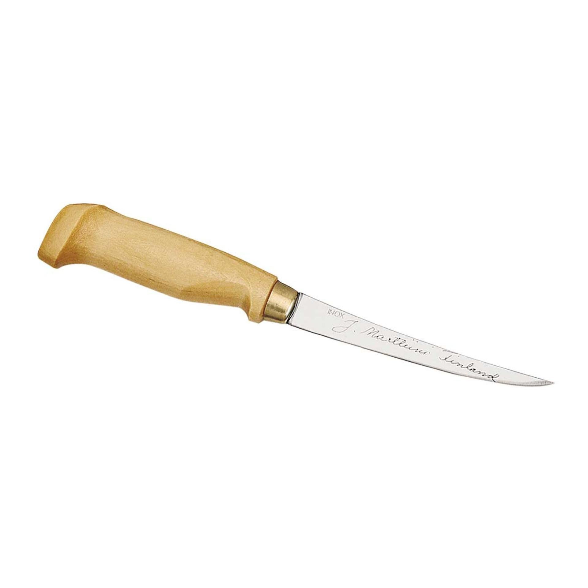 Image of Marttiini Finnisches Filetiermesser, Klinge 10 cm, Holzgriff - Beige / Nude - bei Hauptner.ch