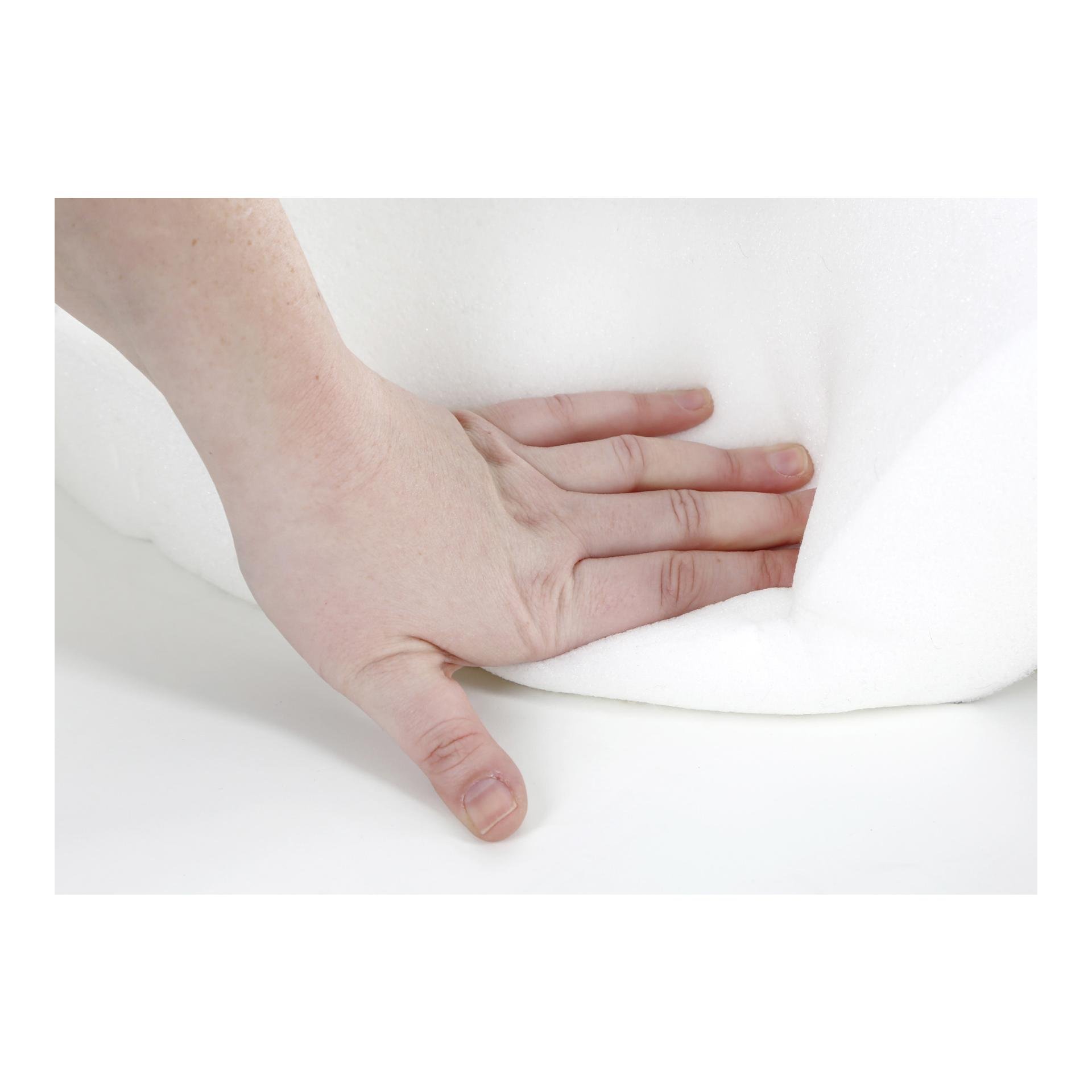 Coussin pour chien orthopédique oval - gris/beige