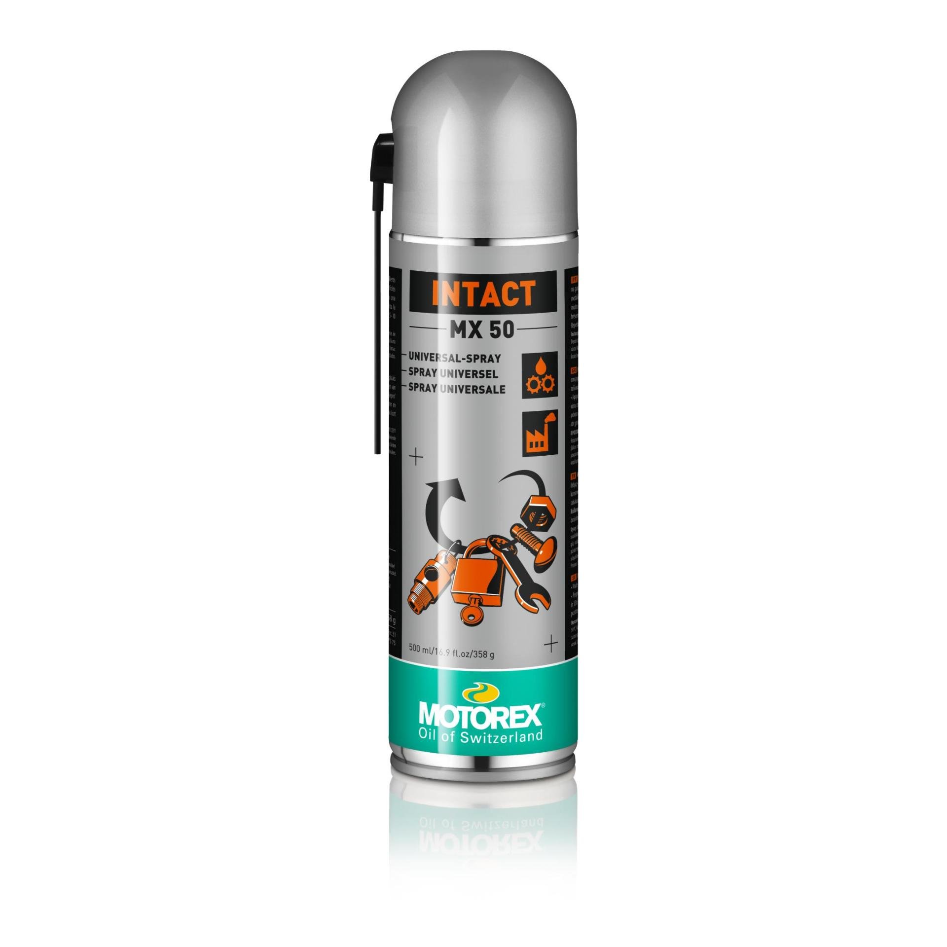 Image of Motorex Intact Mx 50 Schmier- und Korrosionsschutzspray - Grau - bei Hauptner.ch