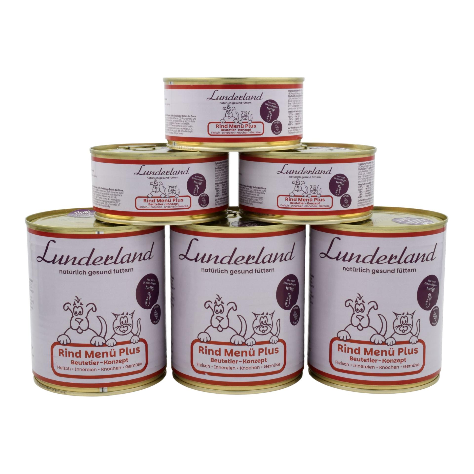 Rind Menü Plus für Hunde und Katzen