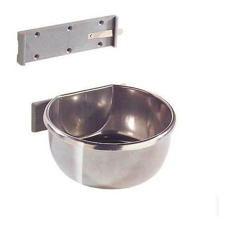 Wandnapf aus Edelstahl mit Nylon Halterung