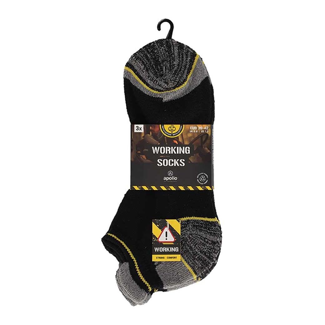 Funktionale Arbeitssocken Sneaker - 3er Pack