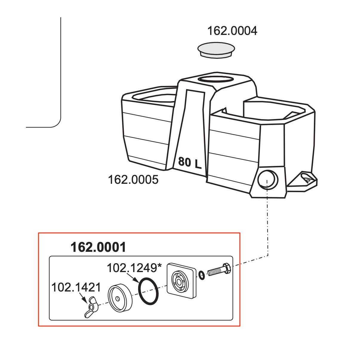 Suevia Ersatzdeckel zu Art. 810027