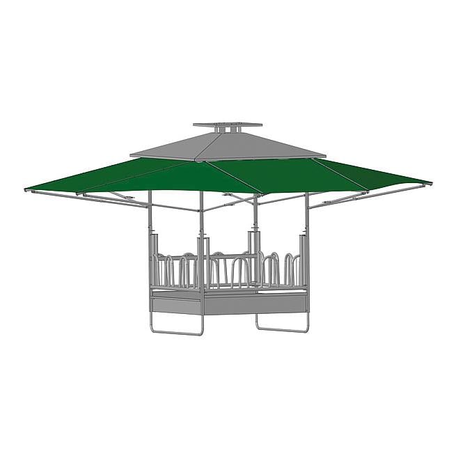 Image of Patura Klima-Raufe mit Universalfressgitter Komplett-Set mit Dach bei Hauptner.ch