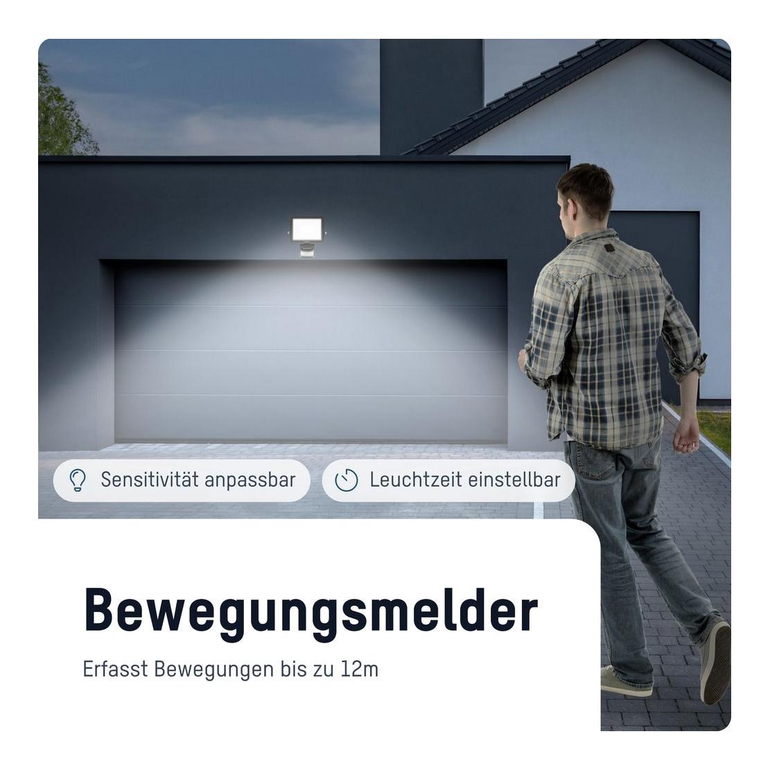 Luminary Wandstrahler 10 W mit Bewegunsmelder