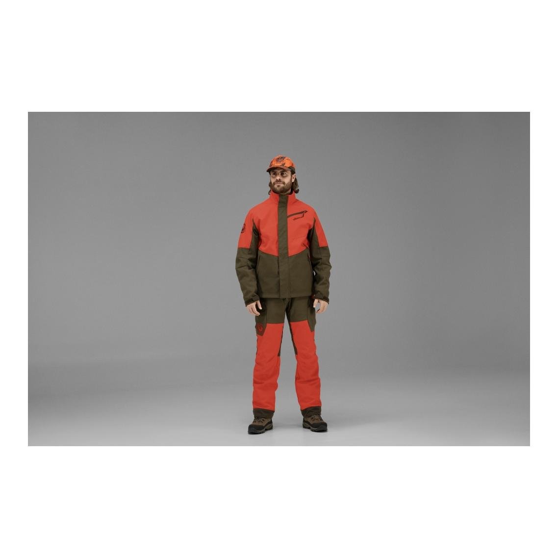 Wildboar Pro Jacke - orange blaze/willow green