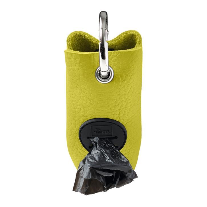 Kotbeutelspender Yuna Leder - limette