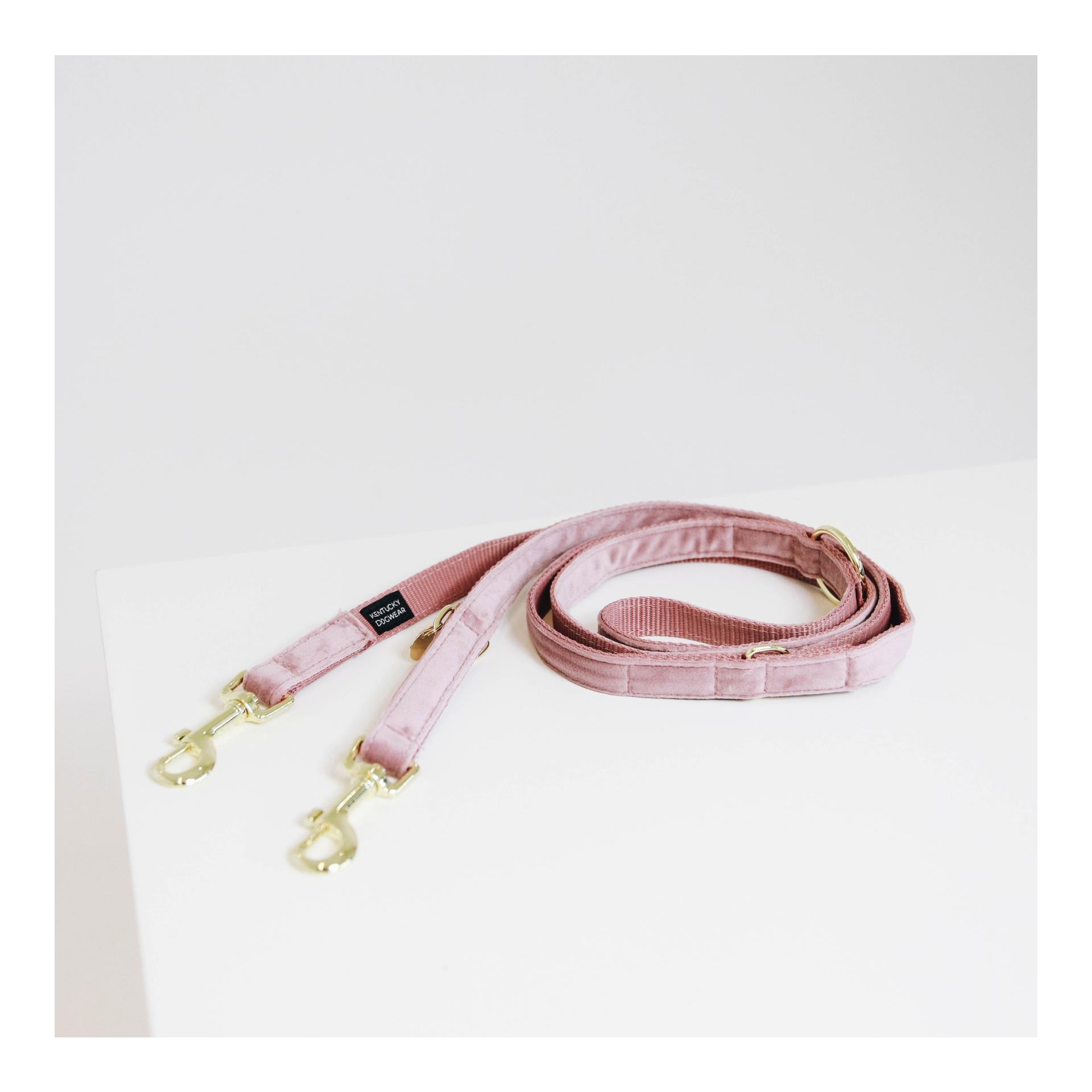 Hundeleine Velvet - old rose