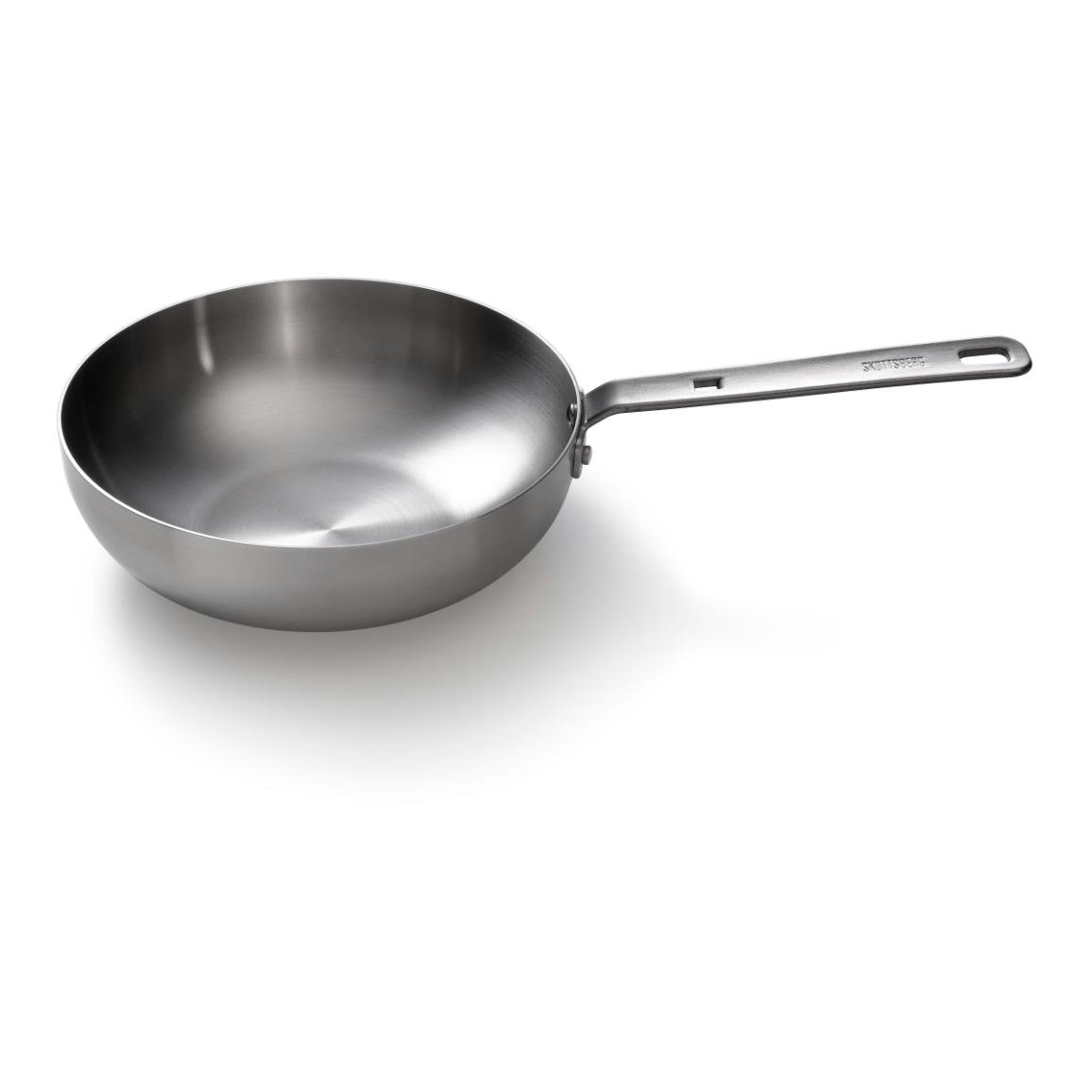 Wok Edelstahl 28 cm