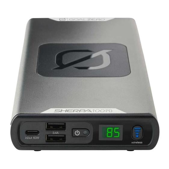 Image of Goal Zero Sherpa 100 PD Powerbank - Schwarz - bei Hauptner.ch