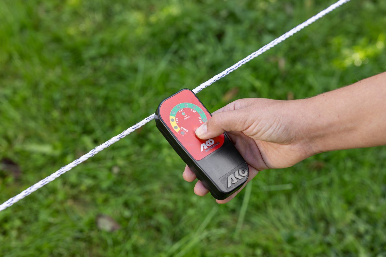 Zaunprüfer ohne Erdspiess