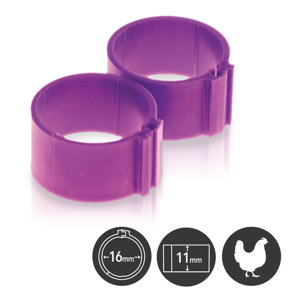 Hühnerfussringe 25 Stk.