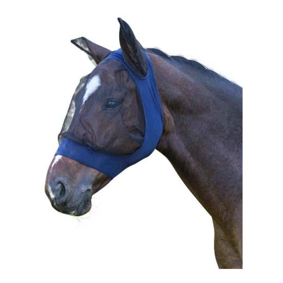 Image of Kerbl Fliegenschutzmaske FinoStretch - blau bei Hauptner.ch