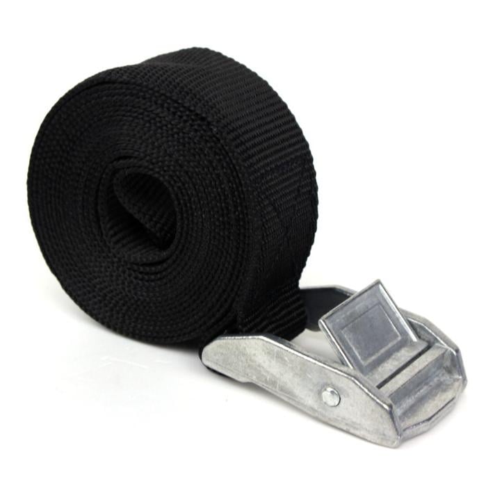 Spanngurt Schwarz 2,5 cm x 2 Meter