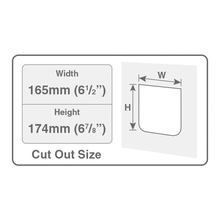 Chatière 4 voies avec tunnel 50 mm