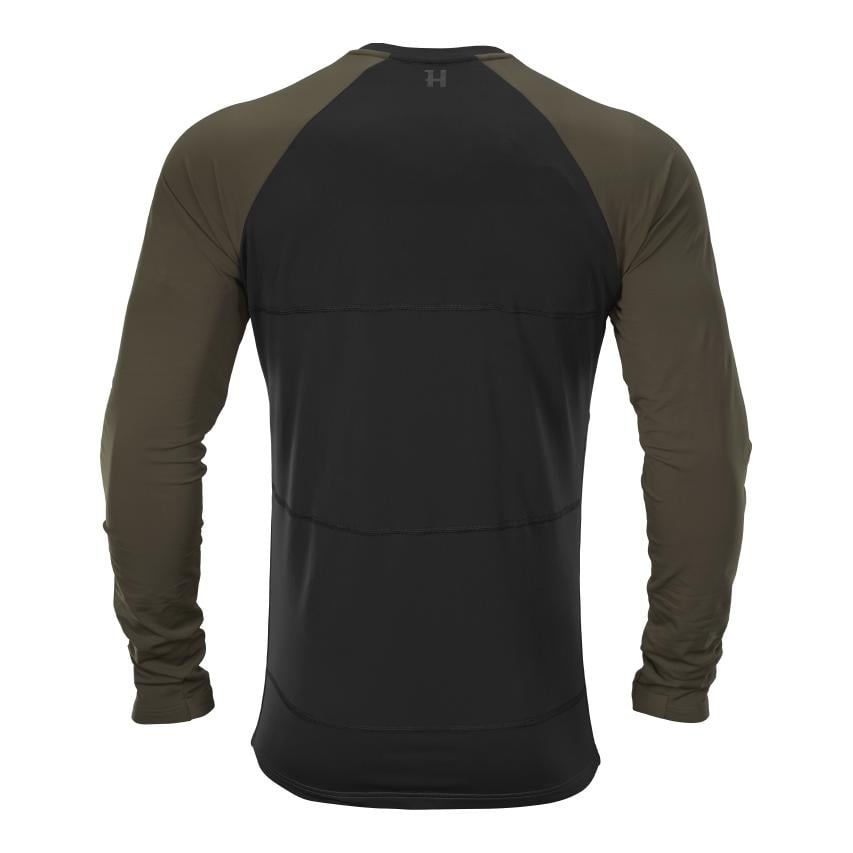 Heat L/S T-Shirt - willow green/black