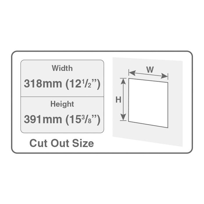2-Wege Hundetüre XL - weiss