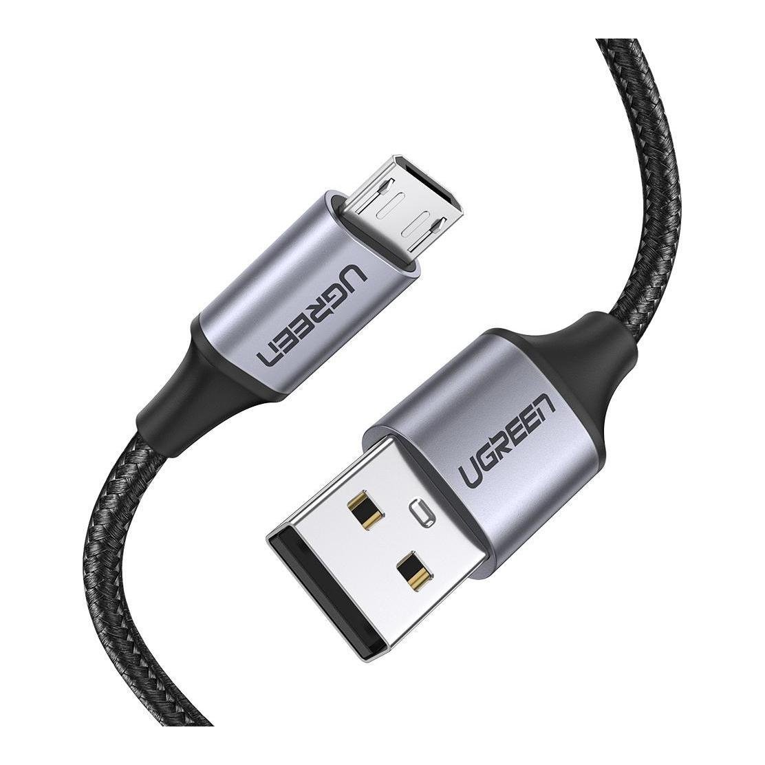 Image of Ugreen Micro USB zu USB-A 2.0 Kabel - Schwarz bei Hauptner.ch