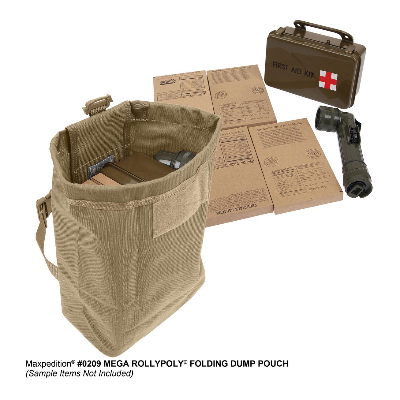 Mega Rollypoly Falttasche - Schwarz